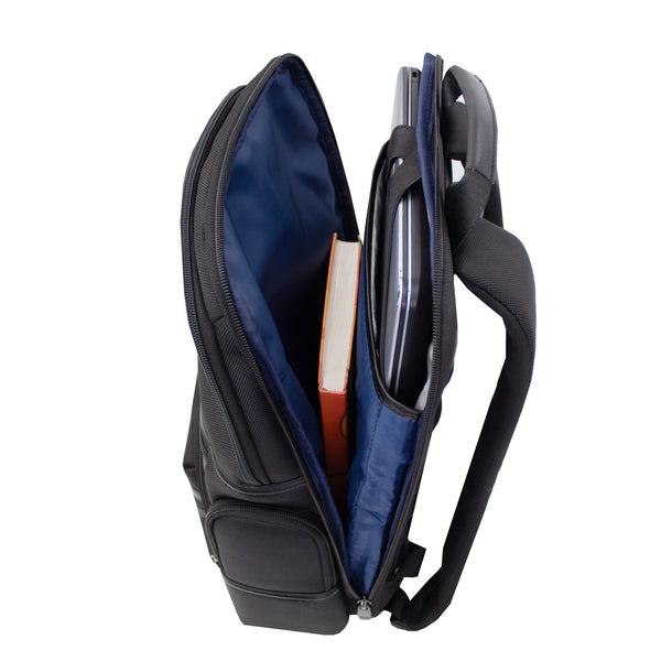 Mochila De Viaje De Negocios Con Puerto De Carga USB - Negro