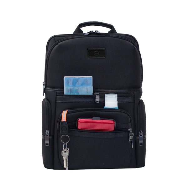 Mochila De Viaje De Negocios Con Puerto De Carga USB - Negro