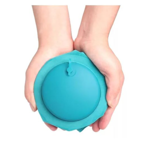 Almohada Inflable con Antifaz - Azul