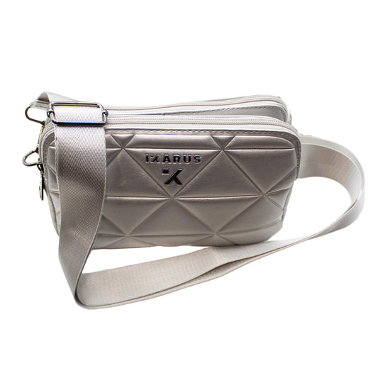 Bolsa Triangulo 3 Compartimentos Plata