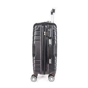 Maleta de viaje de 20kg, 24 pulgadas, color Negro con candado Combilock  - Dash