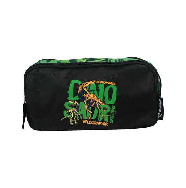 Kit Escolar Mochila de Ruedas, Lonchera y Lapicera - Dino