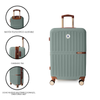 Maleta de viaje de 10kg, 20 pulgadas, color Verde con candado TSA - Myway
