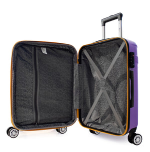 Maleta de viaje mediana de 20kg, 24 pulgadas, con candado TSA - Runway