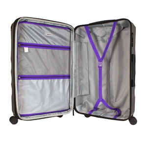 Maleta de viaje mediana de 20 kg, 24 pulgadas, con candado TSA - Alcazar