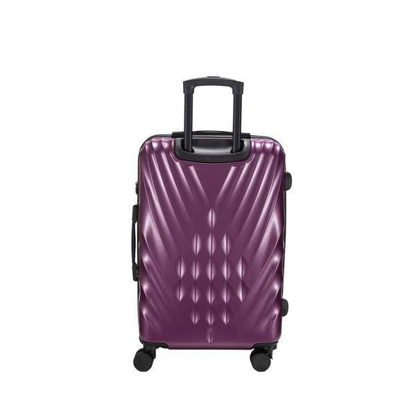 Maleta de viaje mediana de 20 kg, 24 pulgadas, con candado TSA - Alcazar