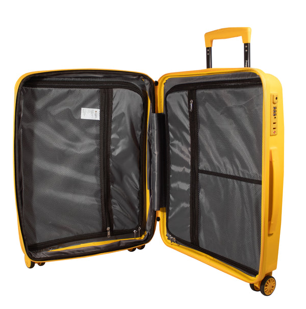 Maleta de viaje mediana de 20kg, 24 pulgadas, con candado TSA - Toscani