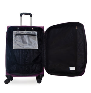 Maleta de viaje mediana de 20kg, 24 pulgadas, con candado TSA - Doha