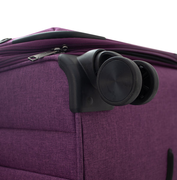 Maleta de viaje mediana de 20kg, 24 pulgadas, con candado TSA - Doha