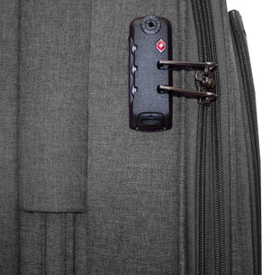 Maleta de viaje mediana de 20kg, 24 pulgadas, con candado TSA - Doha