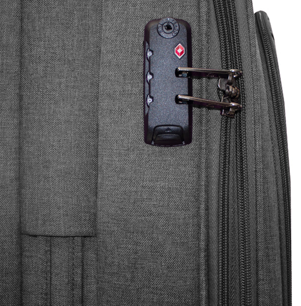 Maleta de viaje mediana de 20kg, 24 pulgadas, con candado TSA - Doha