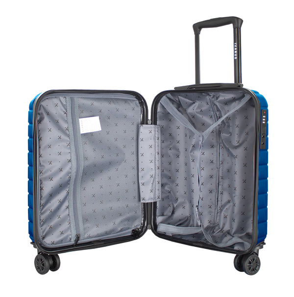 Maleta de viaje mini de 10kg, 18 pulgadas, con candado TSA - Rodas