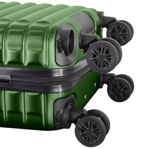 Maleta de viaje mini de 10kg, 18 pulgadas, con candado TSA - Rodas
