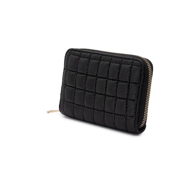 Cartera Acolchada de Lujo con Cremallera