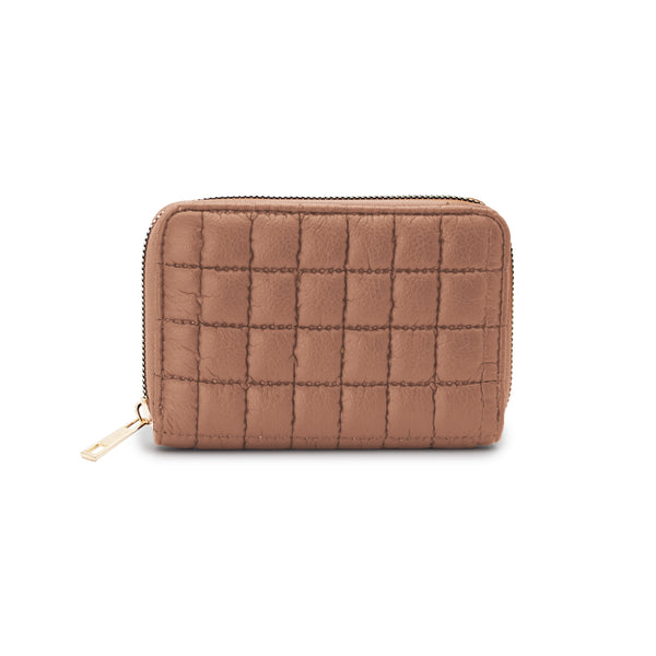 Cartera Acolchada con Cremallera