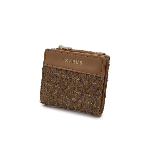 Cartera Billetera Ikarus con Destellos Dorados