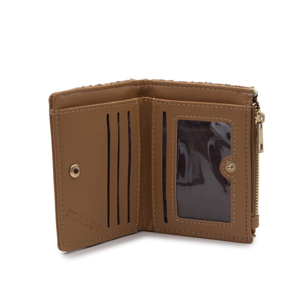 Cartera Billetera Ikarus con Destellos Dorados