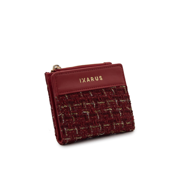 Cartera Billetera Ikarus con Destellos Dorados