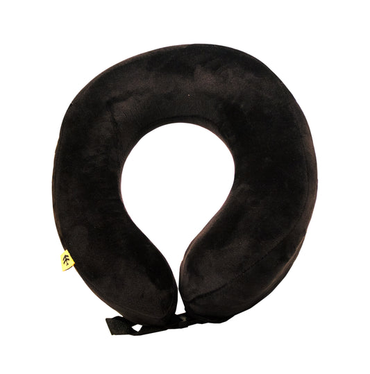 Almohada de Viaje Memory Foam Negro