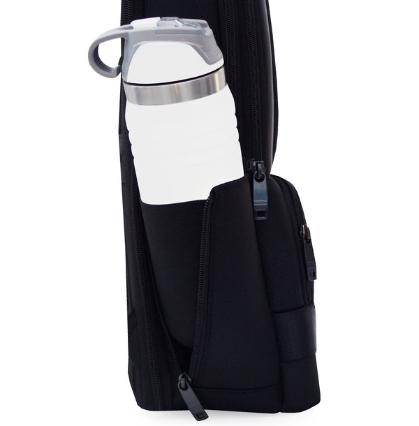 Mochila Ejecutiva De Viaje De Negocios Con Puerto De Carga USB - Negro
