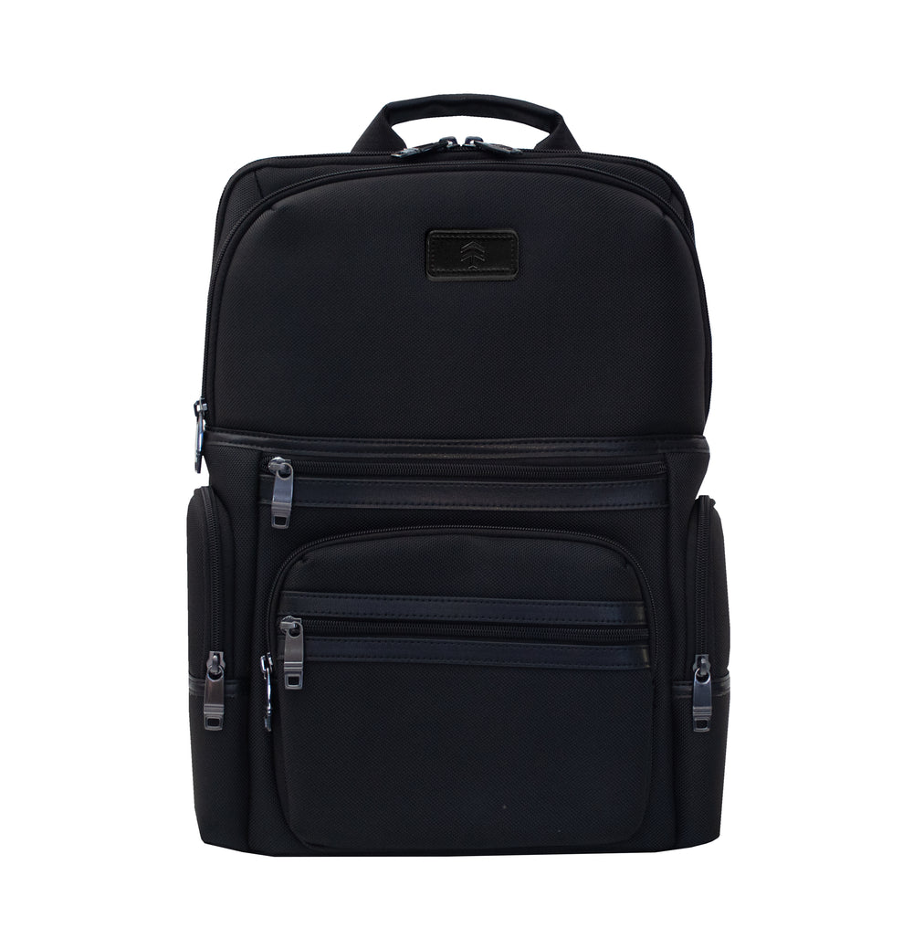 Mochila De Viaje De Negocios Con Puerto De Carga USB - Negro