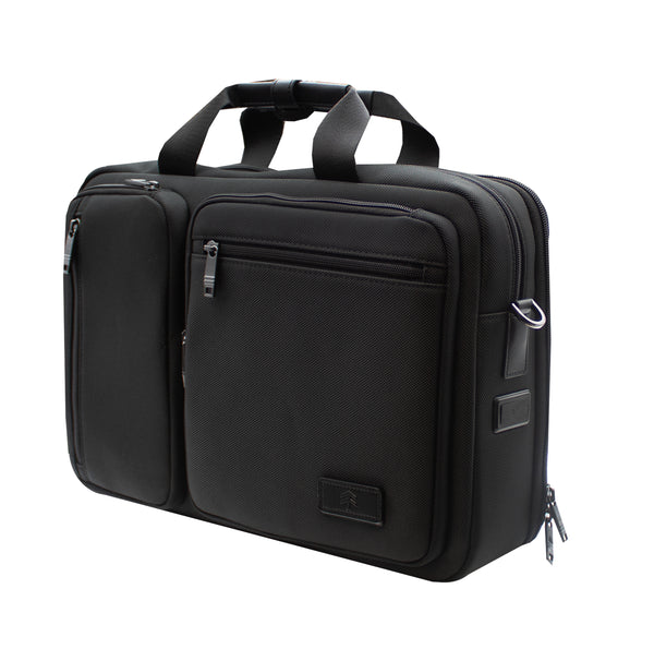 Portafolio Maletín para Laptop Con Puerto USB - Negro