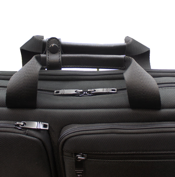 Portafolio Maletín para Laptop Con Puerto USB - Negro