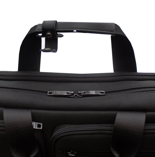 Portafolio Maletín para Laptop Con Puerto USB - Negro