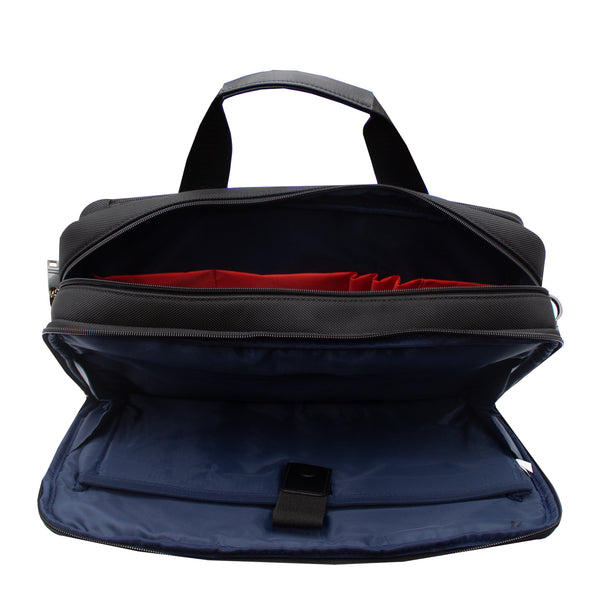 Portafolio Maletín para Laptop Con Puerto USB - Negro