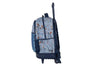 Mochila Escolar Runway Sirena Azul Con Lentejuelas Y Ruedas