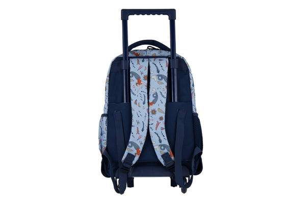 Kit Escolar Mochila de Ruedas, Lonchera y Lapicera - Sirena