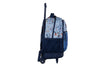 Mochila Escolar Runway Sirena Azul Con Lentejuelas Y Ruedas