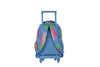 Mochila Escolar Runway Acuarela Con Ruedas Y Frase