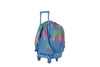 Mochila Escolar Runway Acuarela Con Ruedas Y Frase