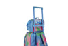 Mochila Escolar Runway Acuarela Con Ruedas Y Frase