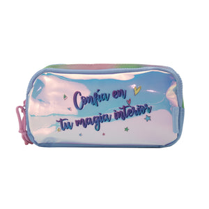 Kit Escolar Mochila de Ruedas, Lonchera y Lapicera - Acuarela