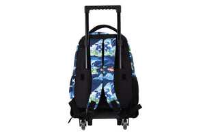 Kit Escolar Mochila de Ruedas, Lonchera y Lapicera - Tiburó