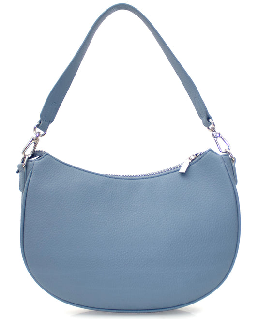 Bolsa Hobo Piel Azul