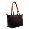 Bolsa Bari Nylon Tote Negro Grande