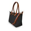 Bolsa Tote Grande Nylon Impermeable  - Negro