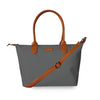 Bolsa Tote Chica Nylon Impermeable  - Gris