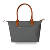 Bolsa Tote Chica Nylon Impermeable  - Gris