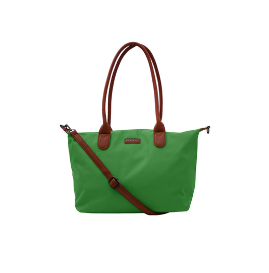 Bolsa Bari Nylon Tote Verde Chica