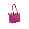 Bolsa Bari Nylon Tote Rosa Chica