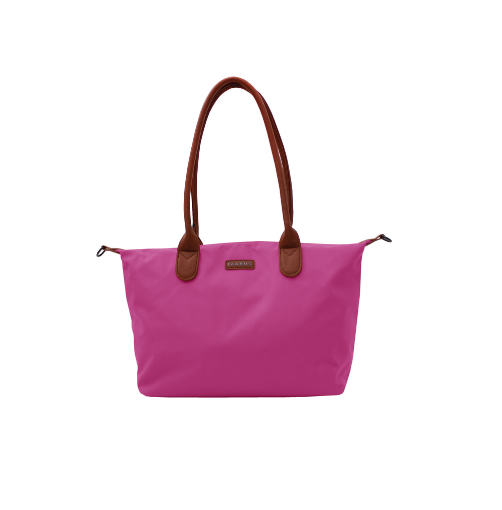 Bolsa Bari Nylon Tote Rosa Chica