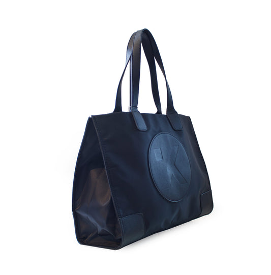 Bolsa Tote Grande Nylon Impermeable  - Negro