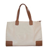 Bolsa Tote Grande Nylon Impermeable - Hueso