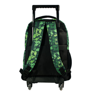 Kit Escolar Mochila de Ruedas, Lonchera y Lapicera - Dino