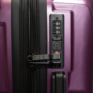 Maleta de viaje mediana de 20 kg, 24 pulgadas, con candado TSA - Alcazar