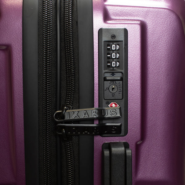 Maleta de viaje mediana de 20 kg, 24 pulgadas, con candado TSA - Alcazar